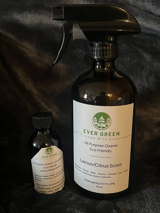 Ever Green All Purpose Cleaner Lemon & Concentrate Set